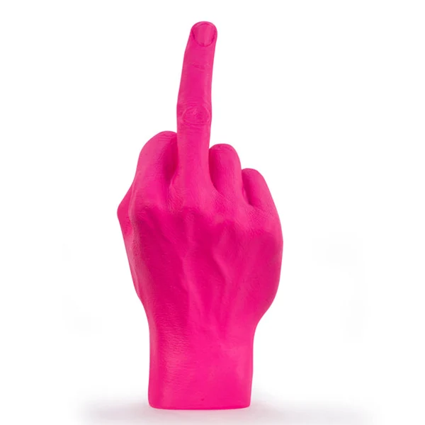 THE FINGER SCULPTURE PINK XL
