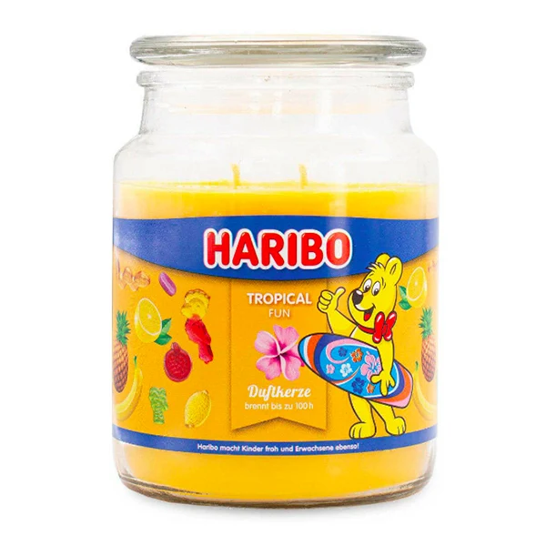 CANDELA PROFUMATA TROPICAL FUN HARIBO 510GR.