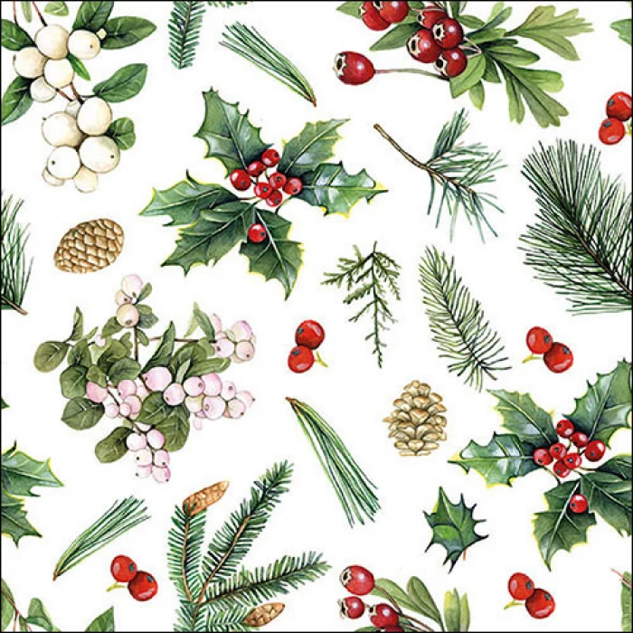 WINTER GREENERY WHITE