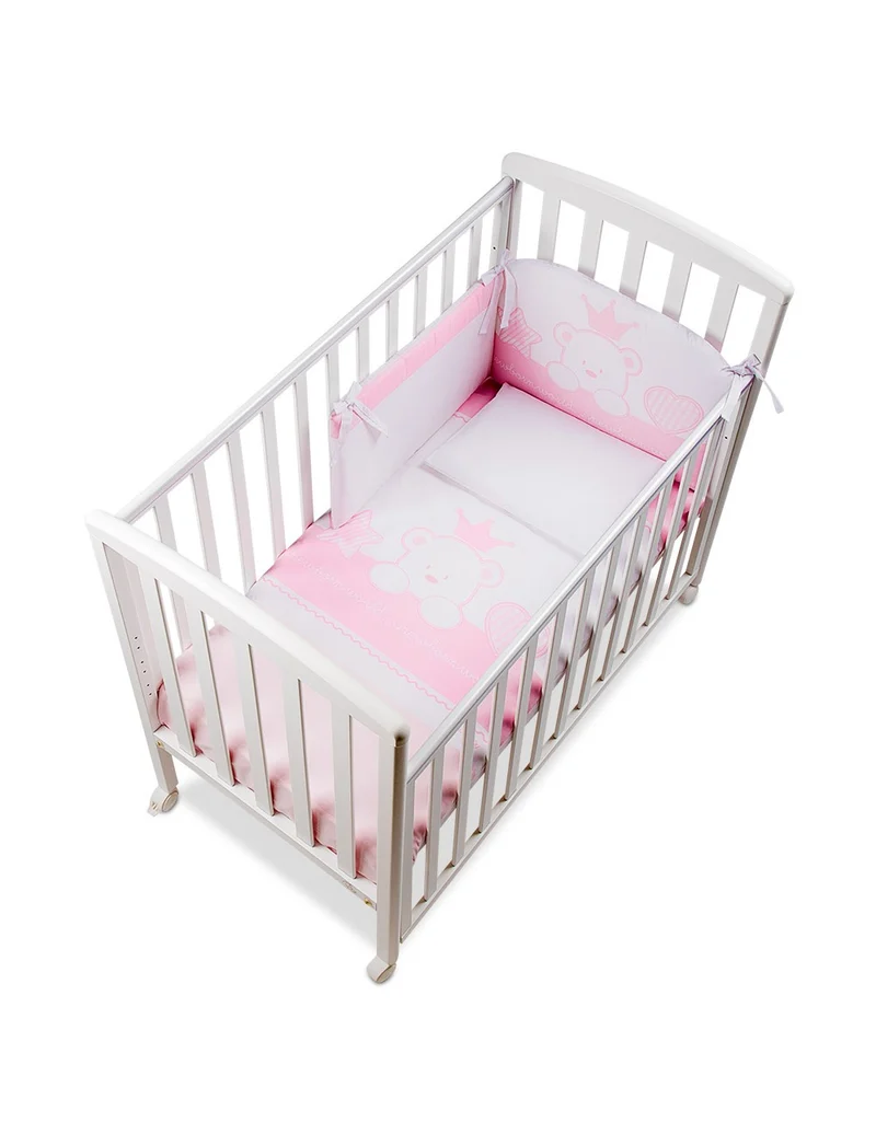 Piumone Paracolpi Baby Re Rosa