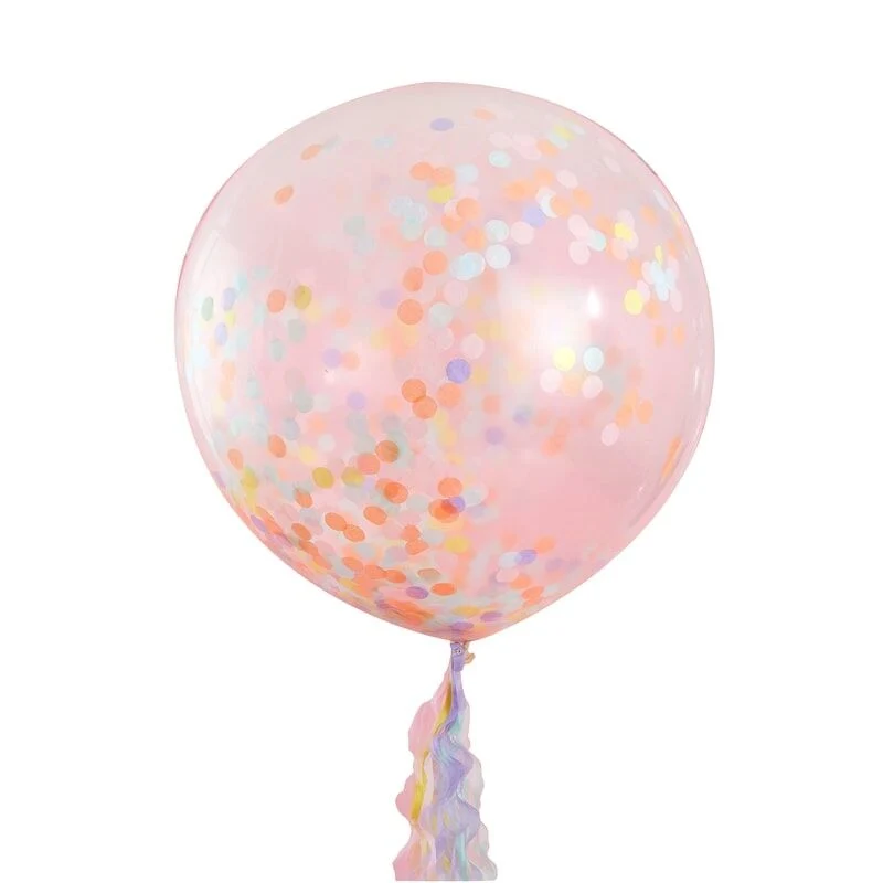 GIANT BALLOONS PASTEL CONFETTI