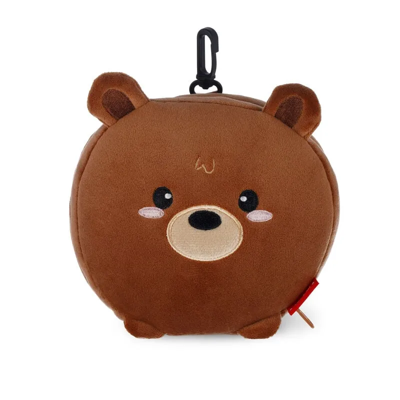 CUSCINO VIAGGIO CON MASCHERINA - BEAR