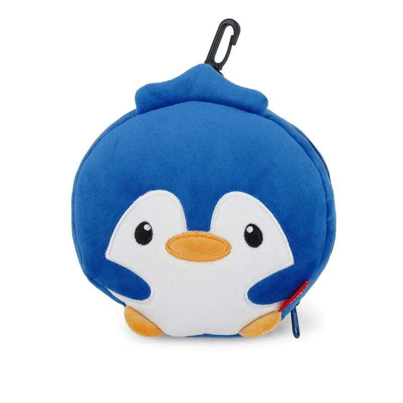CUSCINO DA VIAGGIO CON MASCHERINA - PENGUIN