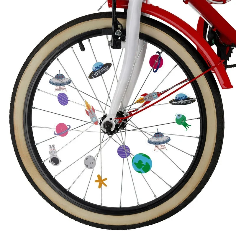 PIMP YOUR BIKE SPACE SET 30 DECORAZIONI PER I RAGGI DELL BICICLETTA