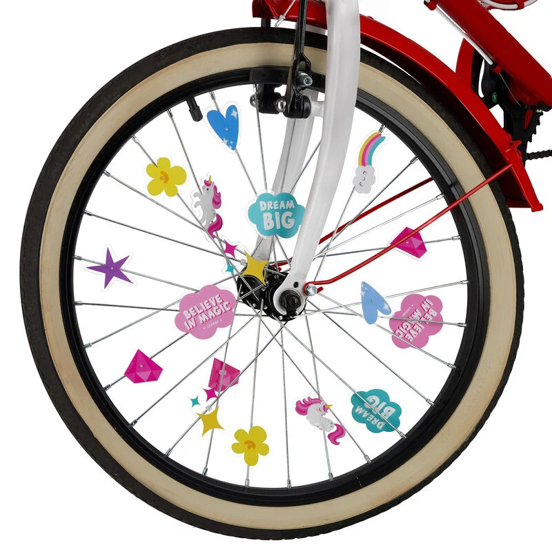 PIMP YOUR BIKE UNICORN SET 30 DECORAZIONI PER I RAGGI DELL BICICLETTA