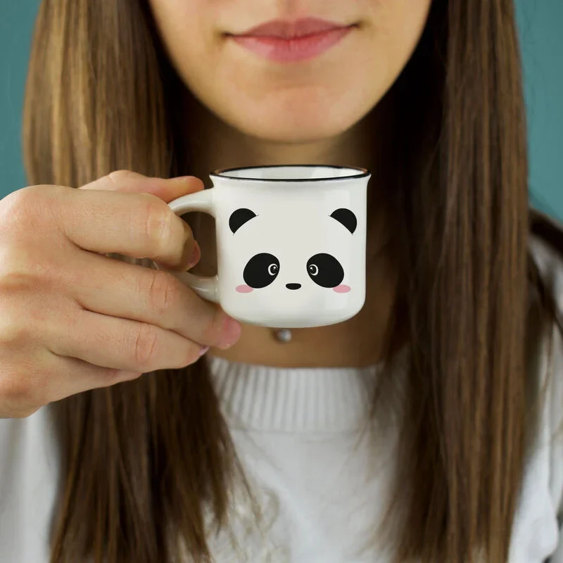 ESPRESSO FOR TWO COFFEE MUG - PANDA