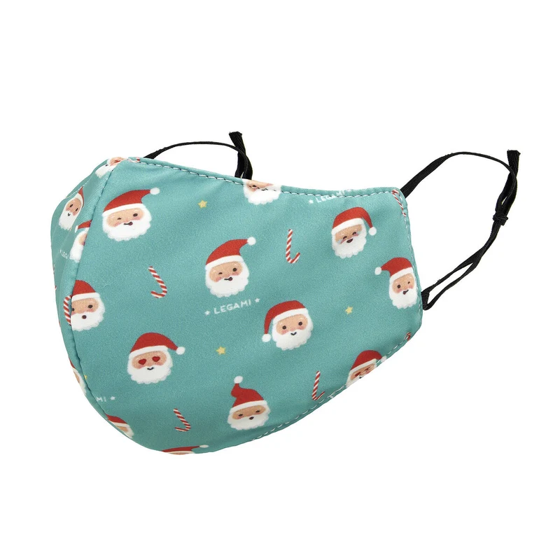 WHAT A MASK! FACE MASK SANTA EMOTICON