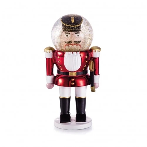 SFERA CON GLITTER THE RED NUTCRACKER