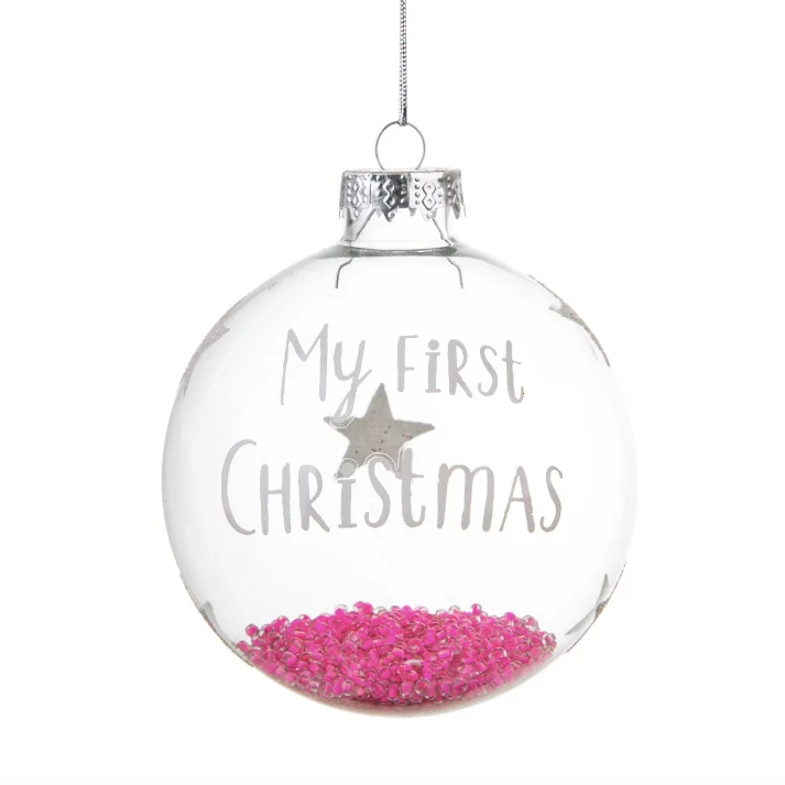 BABY BOY FIRST CHRISTMAS BAUBLE