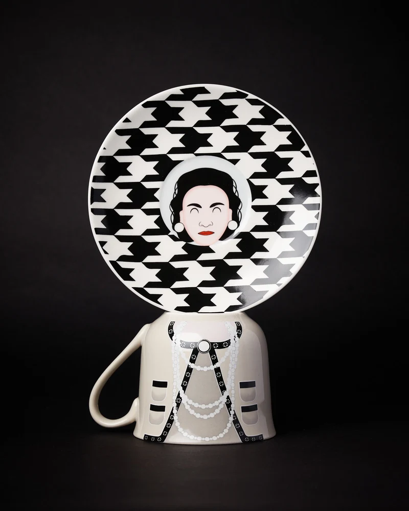 TAZZA + PIATTO COCO CHANEL ICON