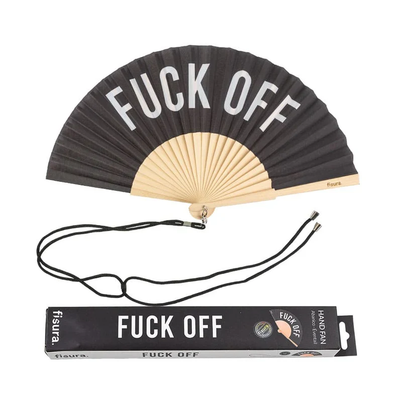 VENTAGLIO "FUCK OFF" NERO