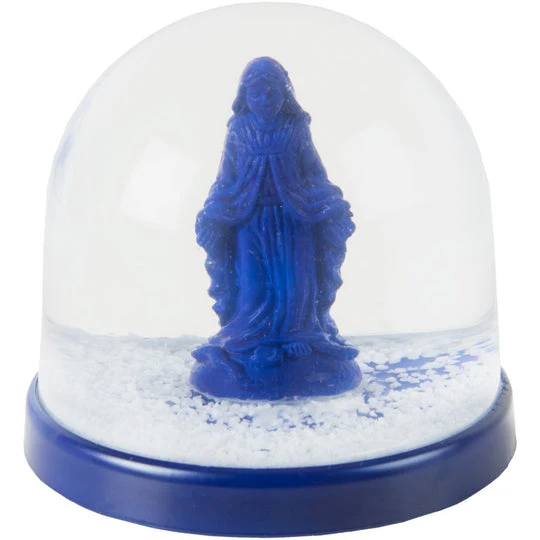 VIRGIN BLUE SNOW GLOBE