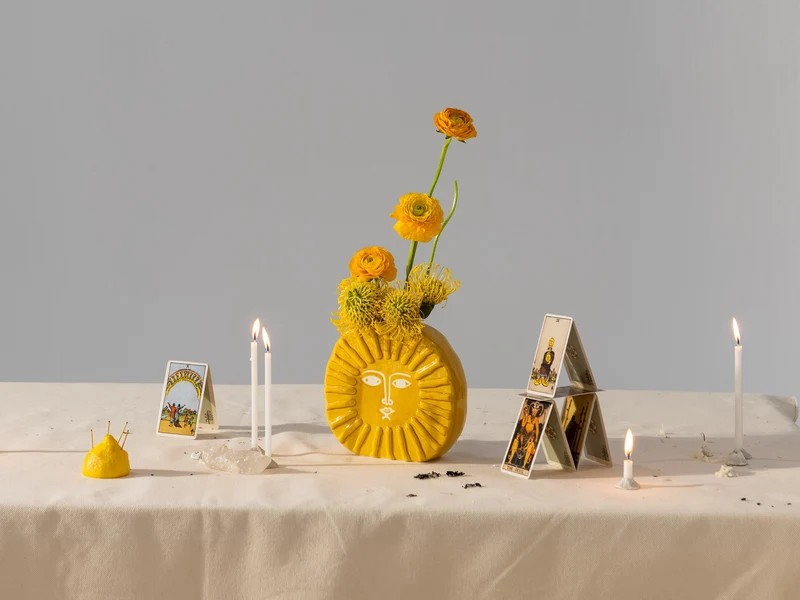 VASE SUN YELLOW
