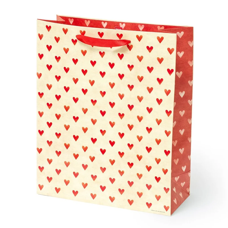 GIFT BAG L HEARTS