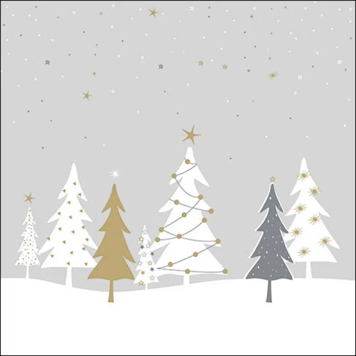 TOVAGLIOLI CARTA MIDNIGHT TREES GREY