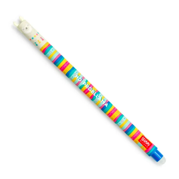 PENNA CANCELLABILE BLU LLAMA