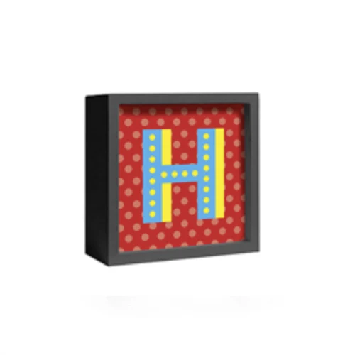 LETTERA LUMINOSA DECO - H