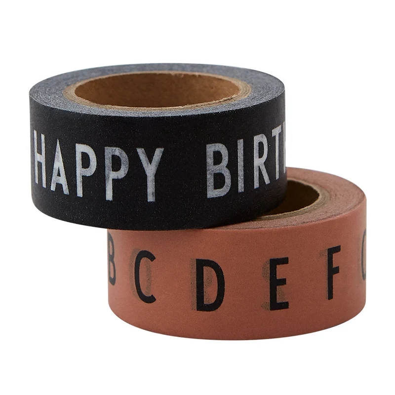 ABC TAPE GREY HAPPY BIRTHDAY
