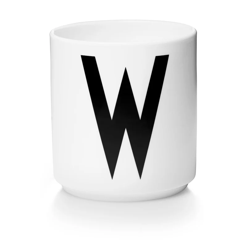 CUP W - DESIGN LETTERS