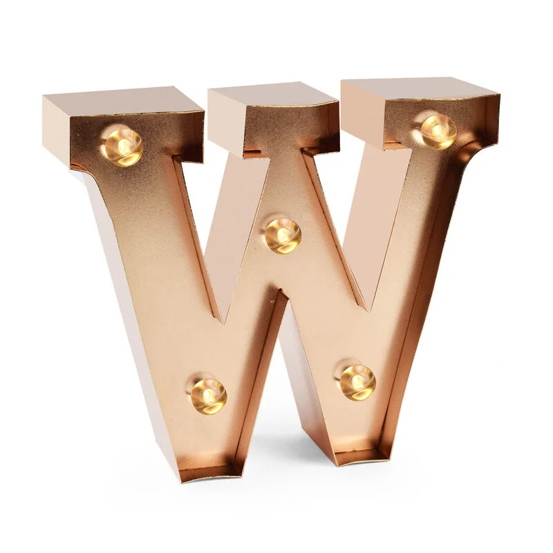 MINI LETTERA DECORATIVA - W