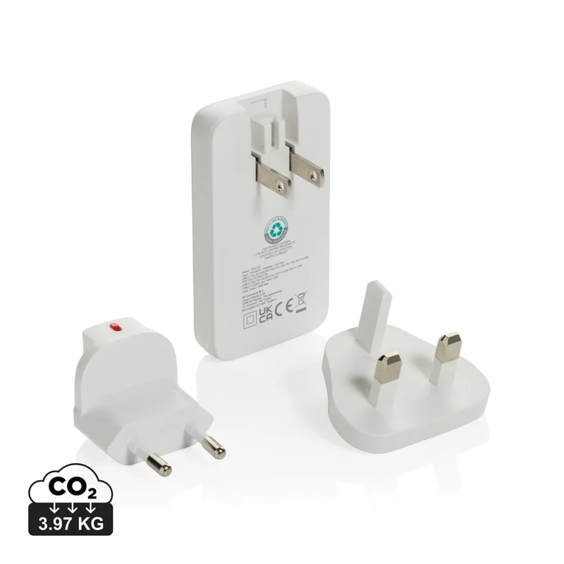 Caricabatterie sottile Fluxo 65 W GAN con connettori RCS