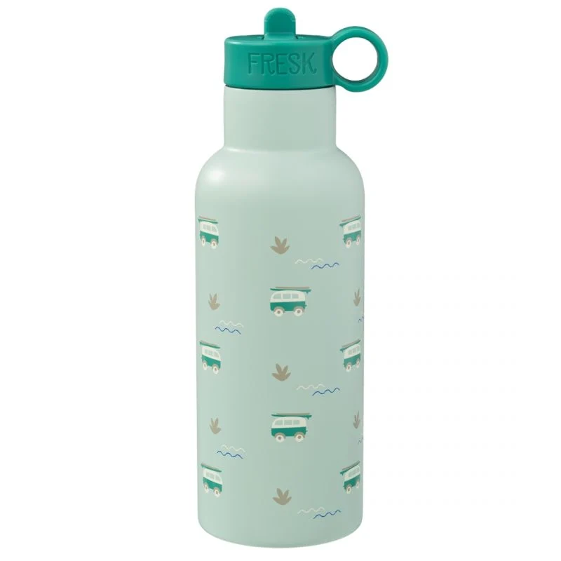 Borraccia termica in acciaio con cannuccia per bimbi 500 ml - Surf Boy