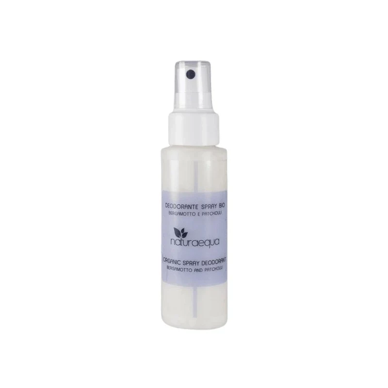 Deodorante spray bio bergamotto e patchouli 80 ml - Naturaequa