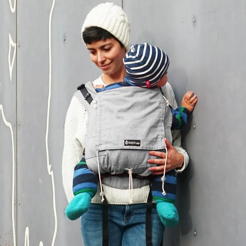 Marsupio per neonati e bambini DidySnap Graphite - Didymos