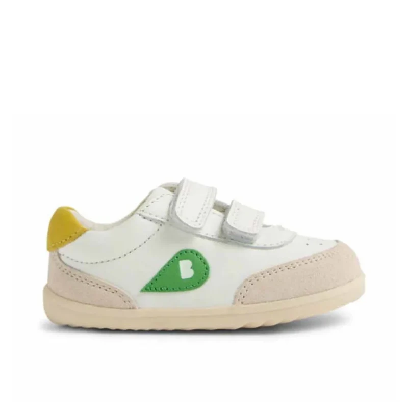 Scarpe BOBUX I Walk Champ BQ Chalk - White - Retro Green