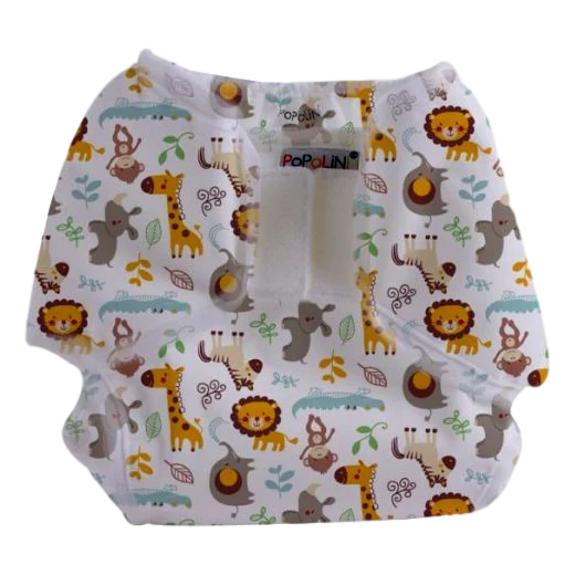 Mutanda esterna per pannolino lavabile PANDA. PopoWrap Giungla