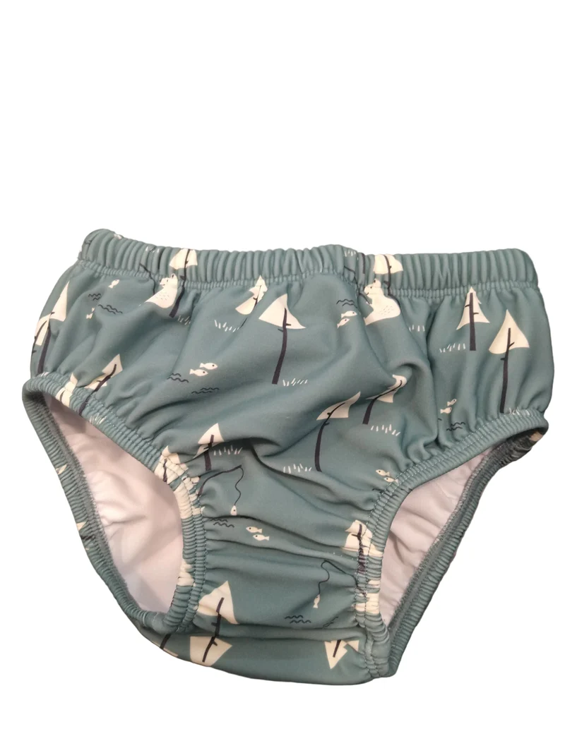 Costume a mutandina bimbo (3 mesi - 2 anni) Orsi pescatori