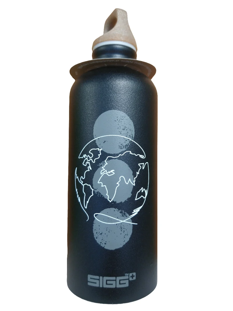Borraccia SIGG in alluminio 100% riciclato 0,6 L -nero