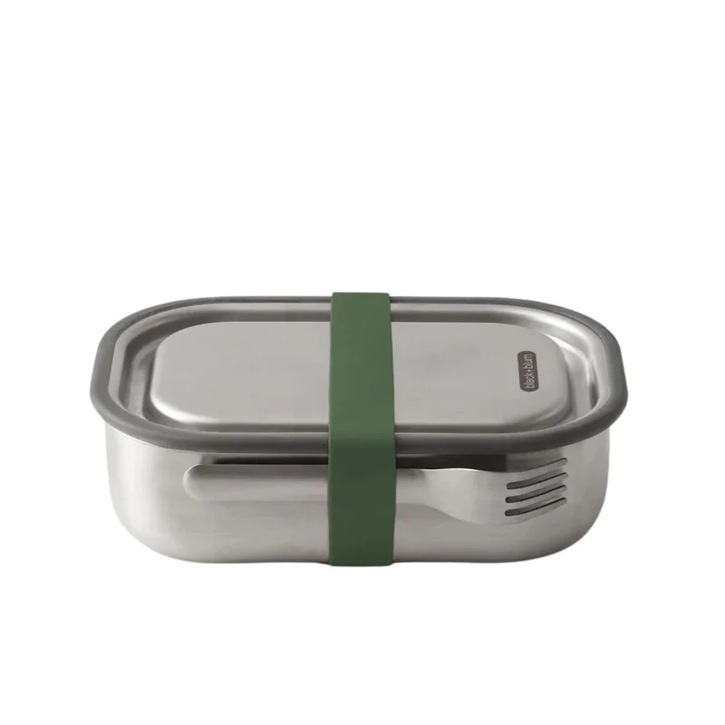 Contenitore porta cibo LUNCH BOX in acciaio inox 1000ml - Black+Blum