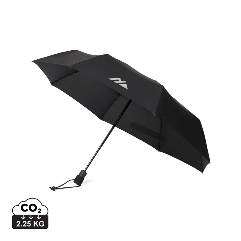Ombrello automatico 23" Nordic Drift Trail PET riciclato UPF 50+ – Ø 116 cm