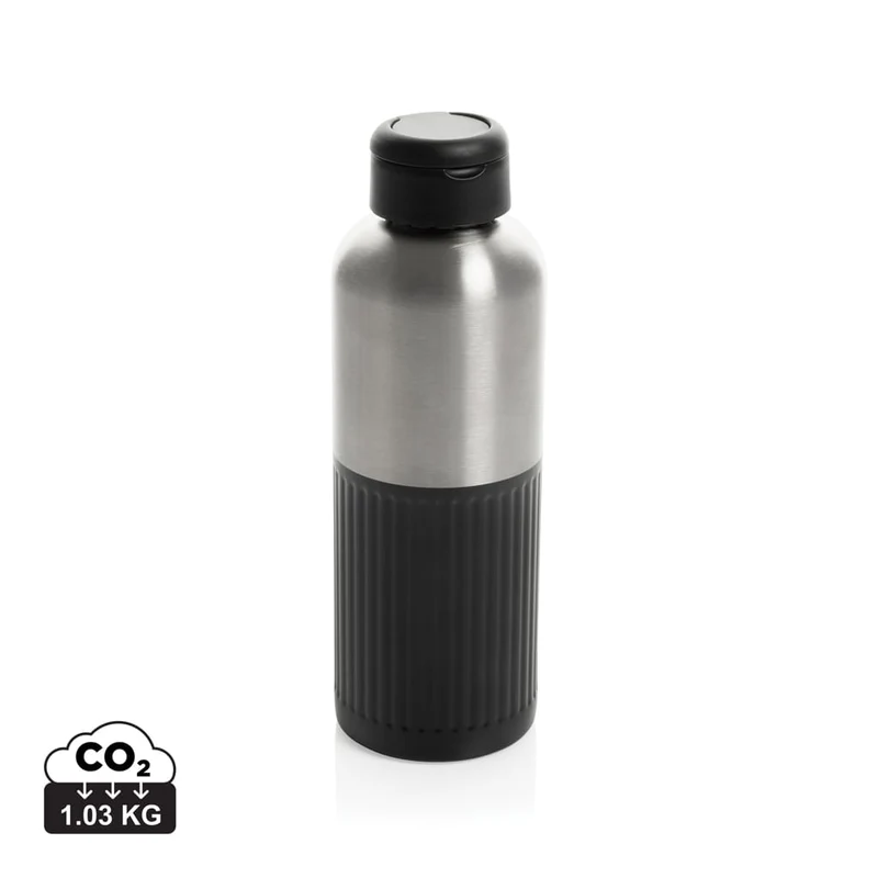 Bottiglia Ripple con manico in acciaio riciclato RCS 750 ML