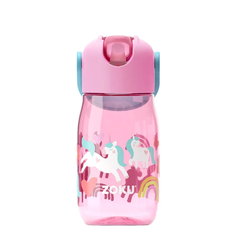 Borraccia in Tritan 465 ml- Unicorno rosa