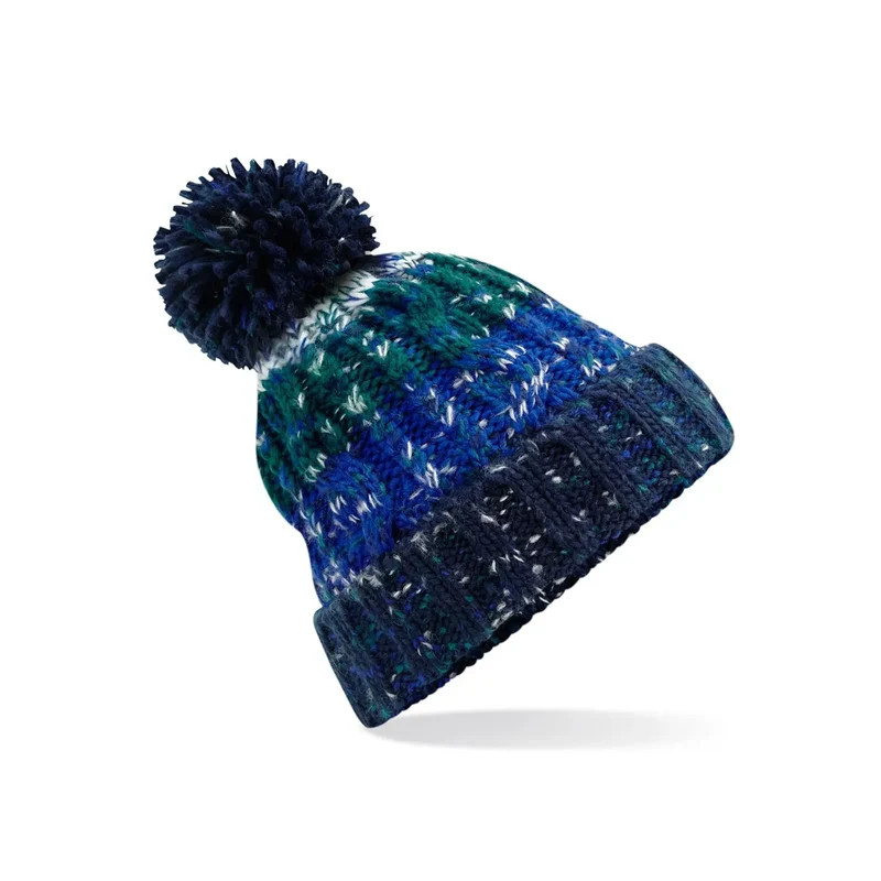 Berretto Corkscrew Pom Pom Beanie