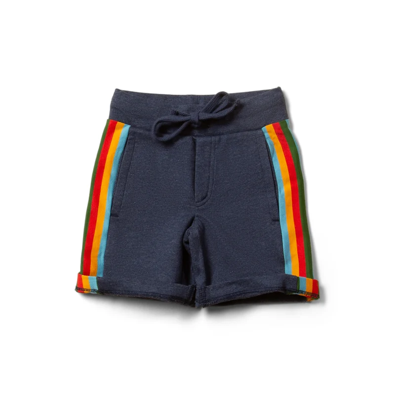 Pantaloncini 1-8 anni cotone bio - Arcobaleno Blu