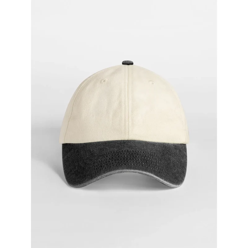 Cappellino Contrast Peak Low Profile Vintage Cap