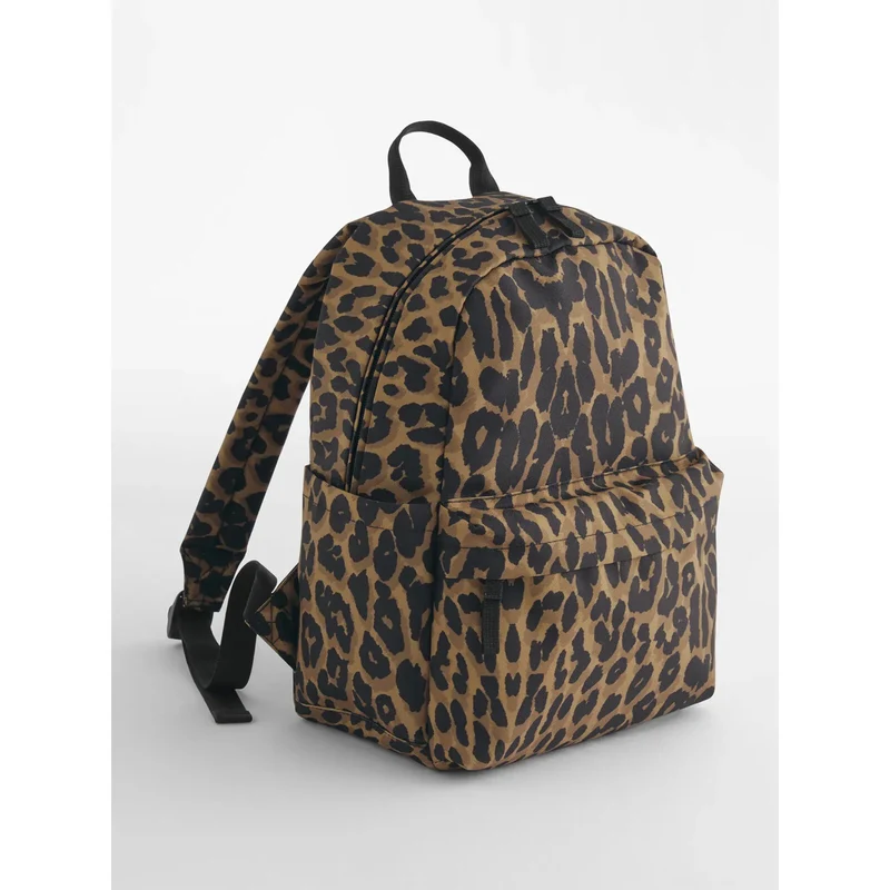 Leopard Print Mini Backpack