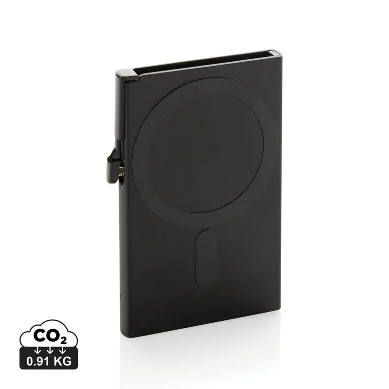 Porta carte magnetico RFID in alluminio per smartphone