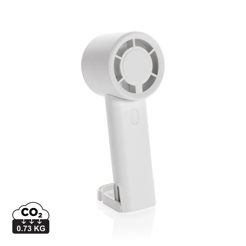 Ventilatore portatile ricarcabile Twist in plastica riciclata RCS