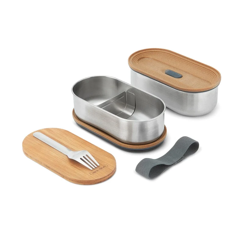 Portapranzo doppio Bento Black+Blum in acciaio