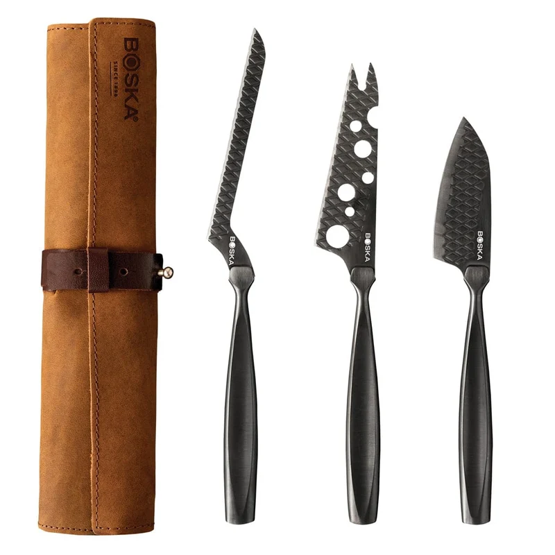 Set di coltelli da formaggio BOSKA Monaco+ Black