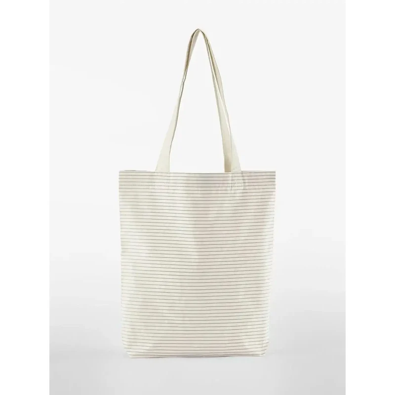 Shopper a strisce cotone organico
