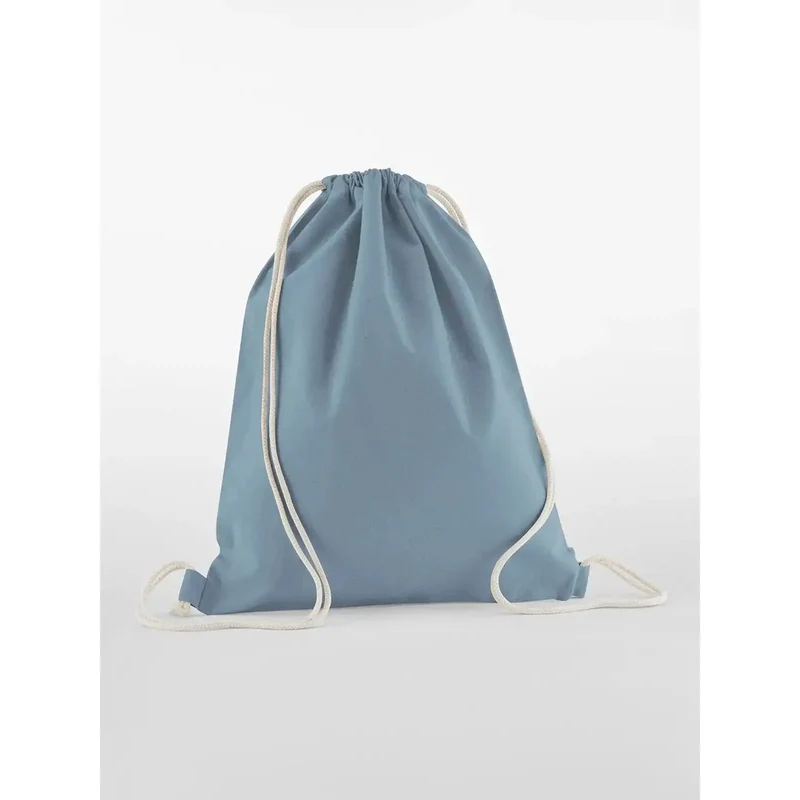 Sacca coulisse in cotone organico 140g