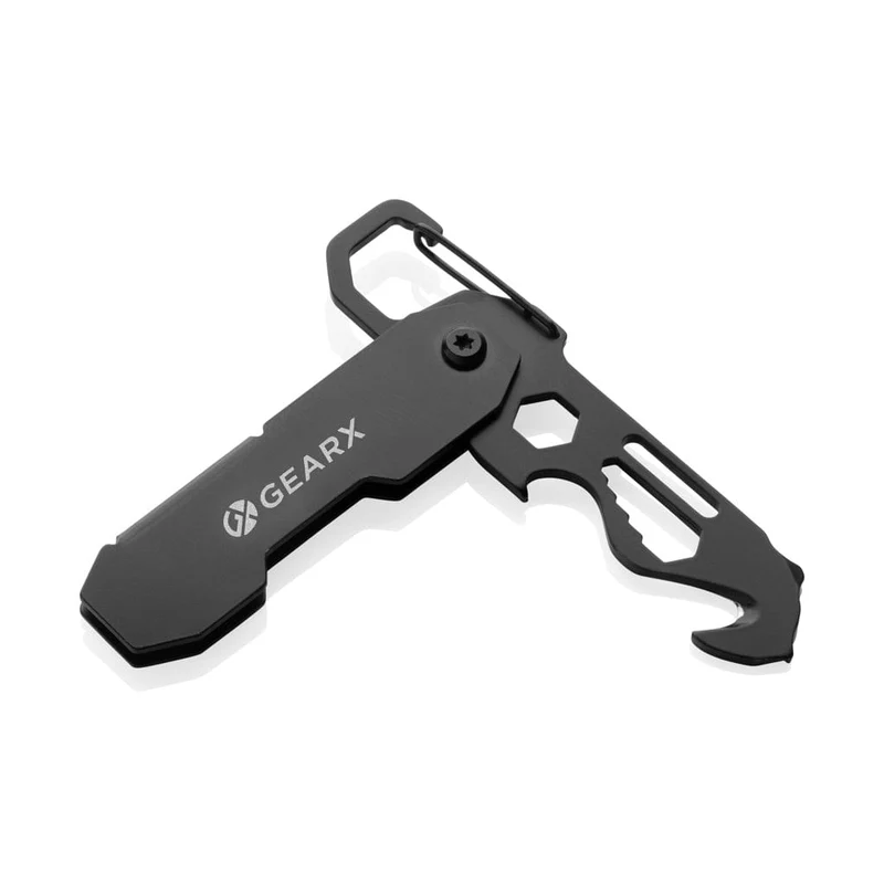 Attrezzo pieghevole EDC Gear X con moschettone