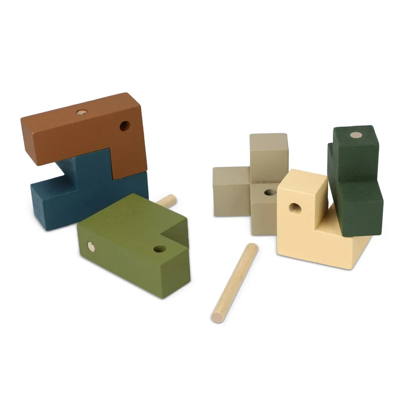 Cubo di legno InSideOut - puzzle think iq