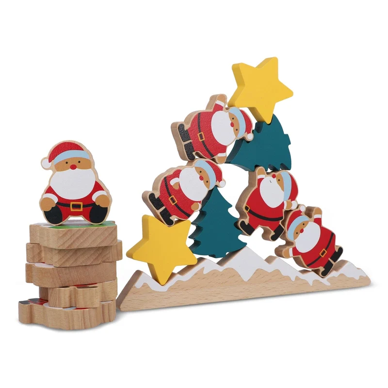 Gioco di equilibrio per Babbo Natale in legno FSC InSideOut