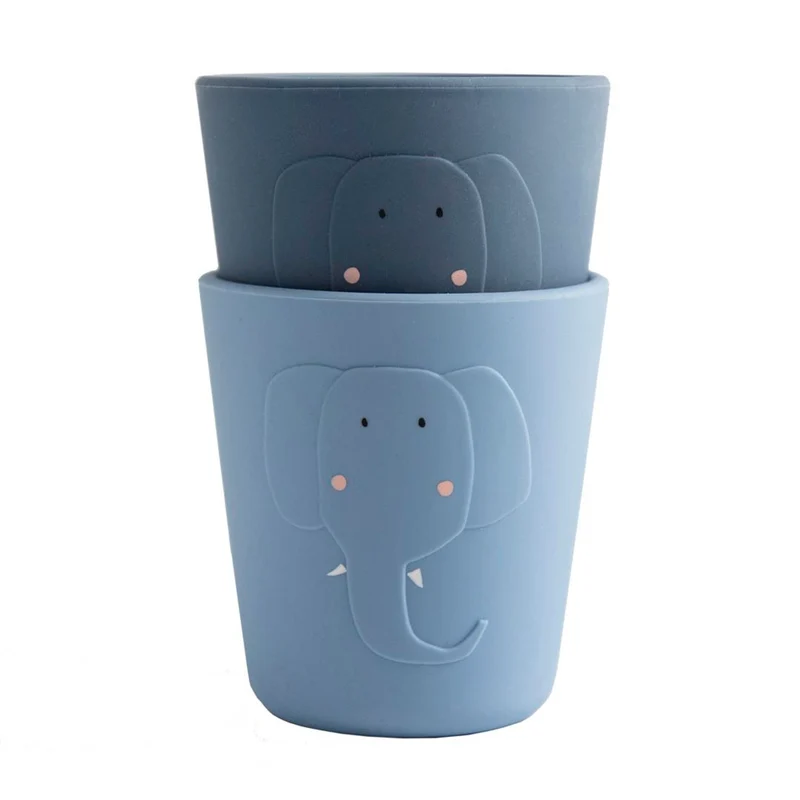 Bicchieri in silicone 2 pezzi - Mrs Elephant